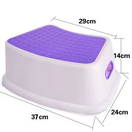 Step Stools Toilet Squatty Step Stool Plastic Anti-slip Children Chair Kids Stackable Step Stool Aid Helper Kitchen Bathroom Toilet Chair 230217