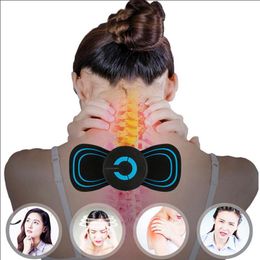 Full Body Massager Neck Massager Gel Pads Electric Neck Cervical Massager Neck Massage Instrument Massager for Body Health Care