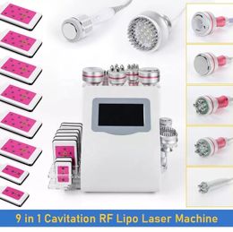 Kim 8 lipolaser 9 en 1 laser fat 40k ultrasonic cavitation machine lipo laser slimming mahine for sale