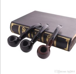 Carved Pipe Old Classical Creative Wood Pipe Men Hammer Pipe New Customised Handmade Tobacco Tools