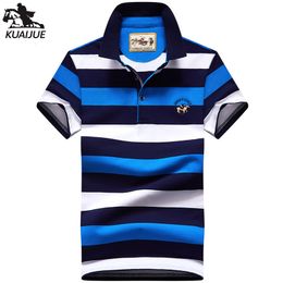 Men's Polos polo shirt men spring autumn high quality mens Short sleeve Splicing embroidery youth Business casual polo shirt M-4XL 8037 230217