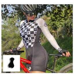 Racing Sets Women's Breathable Cycling Jersey Set Sublimation Pro Wear OEM Service China Equipment Sport Triathlon Jumpsuit