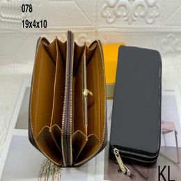 M41894 M41895 M41896 ZIPPY Wallet Mono Leather Canvas Long double Zipper Wallets Card Holder Purse Women Zip Clutches Bag nidaye277R