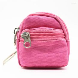 Keychains Shoulder Zipper Small Purse Key Ring Mini Backpack Pendant School Bag