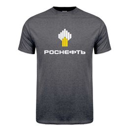 Men's T-Shirts Rosneft Russian Oil T Shirt Men Summer Short Sleeve Cotton Rosneft T-shirts Tops Man Cool Tshirt LH-208 L230217