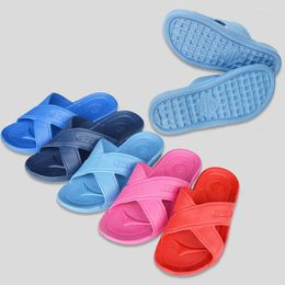 Slippers Universal Non-Slip Sandals Women Men Bathroom Shower Thick Sole Couple Flip Flop Footwear Summer Beach Shoes
