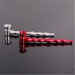 Smoking Pipes metal long rod, long pipe, small slub stainless steel smoking set