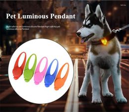 Dog Apparel A32 Pet Silicone LED Lamp Glowing Pendant Light Pendants