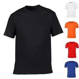 Men's T-Shirts Summer Men Women Sport Solid Quick-Drying Gym Running Short Sleeve Top Male Breathable Basic Simple 230217