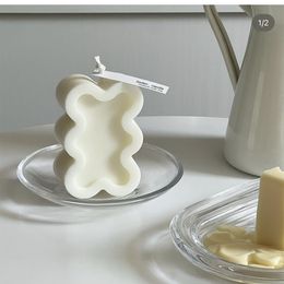 Candles Wave Shape Wavy Border Silicone Mold Po Frame Candle Plaster Handmade Material DIY Decorative 230217