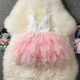 Girls Dresses Pink Christmas Dress Sequined Evening Party Princess Velvet Tutu Gown Baby Year Clothes Toddler Girl Xmas 26Y 230217