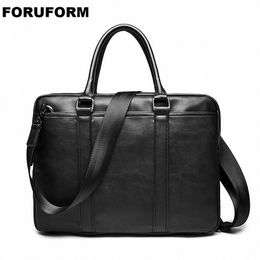 Briefcases Arrival Business Men Bag PU Leather Laptop Male Shoulder s 230216