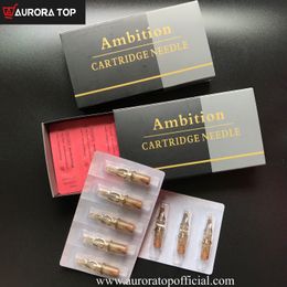 Tattoo Needles Ambition Revolution Tattoo Cartridge Mix Level A 035mm 030mm High Quality Tattoo Needles 1rl 3rl 5rl 7rl 9rl 11rl 14rl 7rm 9rm 230217