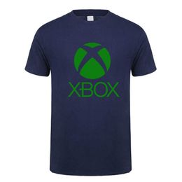 Camisetas Masculinas Camisetas Masculinas Xbox T Shirt Summer Cotton Manga Curta Video Game Xbox Man Tops Tee LH-330 L230217