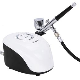 Face Massager Water Oxygen Injector Machine Steam Compressor Airbrush Makeup Tattoo Cake Nail Art Design Graffiti Tool 230217