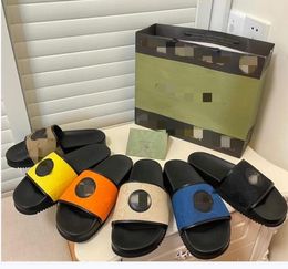 Designer Classic Letter Printing Slippers Men Women Assorted Colours Couples Fashion Comfort Flat Bottom Living Bathroom Antiskid High 67