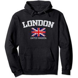 Men's Hoodies & Sweatshirts Vintage London England United Kingdom Souvenir Gift Pullover Hoodie