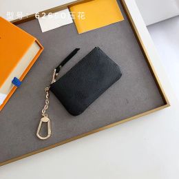 Key Pouch Designers Mini Wallet Fashion Women Men Keychain Ring Credit Card Holder Coin Purse Luxury Original Box Wallets woman Purse Crossbody Bag