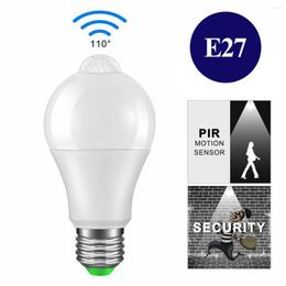 Bulb Motion Sensor Lamp 5W 7W 9W 12W PIR Light Auto Smart AC85-265V Stair Pathway Corridor Emergency Lamps