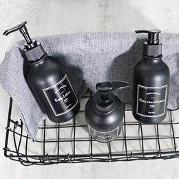 Storage Bottles 300ml Useful Hair Salon Soap Dispenser Shampoo Bottle 2 Styles Refillable
