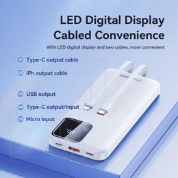 Cell Phone Power Banks Remax Mini Mobile Power Bank 10000Mah Rpp500 20W 225W Pd Qc Fast Charging Cabled Fcc Rohs 2022 Best Selling Products Powerbank J230217