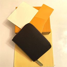 5A Original High Qualitys Designers Wallets Purses Fashion Short ZIPPY Wallet Monograms Classic Zipper Pocket Pallas Bag Zip Coin 213c