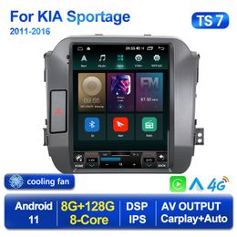 Android 11 Player DSP IPS Car dvd Radio For KIA Sportage 3 2010-2016 2din Multimedia CarPlay BT For Tesla style