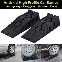 Home & Garden 4Pair/lot UPS free Black 2500KG Heavy Duty Car Ramps 900mm Long Antiskid Working Ramp Auto Oil Changing Repair Maintenance Jack Lift Tools