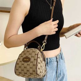 Evening Bags Clearance 2023 new canvas women's trend mobile phone mini bucket bag Tibet special chains