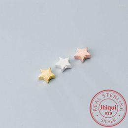 Beads 4.5/6.5mm 925 Sterling Silver Star Shape Spacer Loose For DIY Bracelet Necklace Fine Jewellery Making