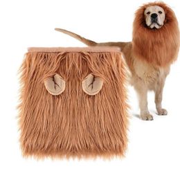 Dog Apparel Lion Mane S For Dogs Realistic Costume Funny Masquerade Small Medium And Large Elastic