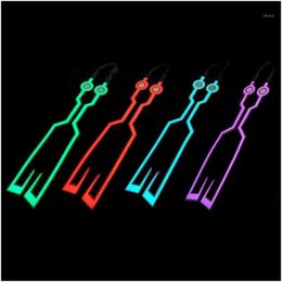 Car Dvr Motorcycle Helmets 2 Pcs 3V Waterproof Helmet Light Riding Signal El Strip Flashing Led Durable Kit Bar Diy Sticker Night Sign Dh6Jd