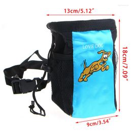 Dog Car Seat Covers Pet Puppy Obedience Agility Bait Training Treat Food Snack Pouch Belt Bags W3JE