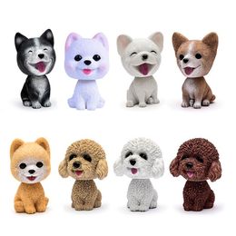 Interior Decorations Car Cute Accessories Creative Centre Console Shaking Head Dogs Men And Women