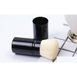 Car Dvr Makeup Brushes Retractable Blush Powder Brush Kabuki With Retail Box Single Package Brand Cosmetics Tools Drop Delivery Health Dhvoz