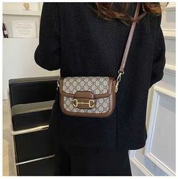 Saddle bag same for women 2024 new leather one-shoulder cross-arm Purse Outlet clearance sale
