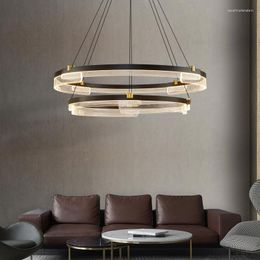 Pendant Lamps LED Family Living Room Chandelier Dining Bedroom Modern Simple Atmosphere Creative Nordic Light Luxury