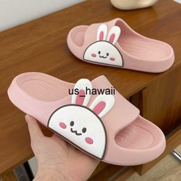 Slippers Slippers Cute Cartoon Bear Women Platform Slides Men Summer Beach Sandals Fashion Shoes Home Non Slip Bathroom Lady Flip Flops 0218V23