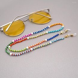 Chains Style Fashion Colourful Beads Non-slip Glasses Chain Bohemian Necklace Female Mask Neck Strap