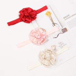 Hair Accessories 1 PCS Flower Headband For Baby Girls Headwear Bithday Gift 100 Day Present Soft Elastic