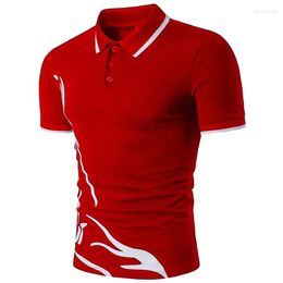 Men's Polos ZOGAA Brand Short Sleeve Shirt Casual Cotton Printing 7 Colors Shirts Fashion Street Wear Plus Size S-3XL