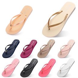 fashion Slippers Beach shoes Flip Flops womens orange navy bule white black red pink purple yellow brown summer sport shoes