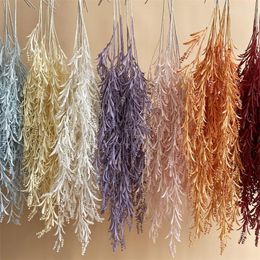 Decorative Flowers Imitation Flower Plastic Lavender Rice Rosemary Rime Hanging Line Festival Party Outdoor Wedding Hall Wall Ceiling