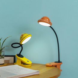 Table Lamps Children Desk Lamp LED Rechargeable Clip Reading Lights Starlight Projection Long Endurance For Kids Studying