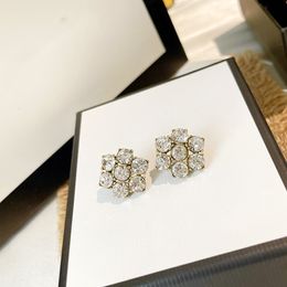 Dangle Charm Designer Earrings for Women Diamond Letter Love Fashion Style Earring Jewelry Supply linkA