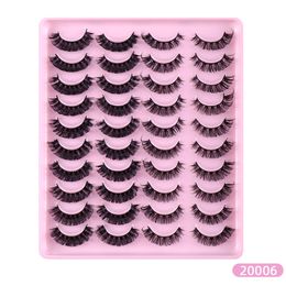 Russian Curled Thick False Eyelashes Naturally Soft & Vivid Handmade Reusable Multilayer 3D Fake Lashes Extensions D Curling Makeup for Eyes