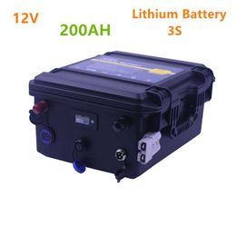 12V 200AH Lithium Battery 12v lithium battery 200ah 11.1v waterproof lithium batteries for inverter RV boat etc