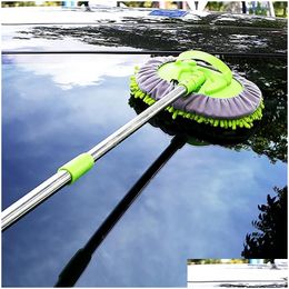 Car Dvr Car Washer 2 In1 Adjustable Soft Wash Brush Care Mop For Washing Your Truck Rv Maintenance Accessories Drop Delivery Mobiles M Dh8Df