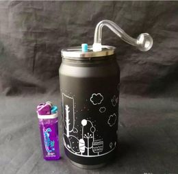 Cartoon stainless steel kettle Wholesale Glass bongs Oil Burner Glass Water Pipes Oil Rigs Smoking Rigs