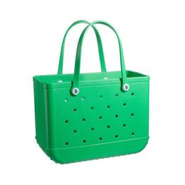 Beach Bags wholesale New EVA Beach bag EVA basket hole big bag Beach storage bag handbag totes 230217